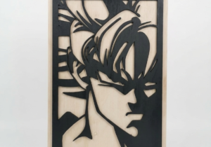 Cuadro rectangular Goku