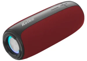 Parlante Portátil KOLKE XBoom 20W RMS Inalámbrico Bluetooth, Función TWS, Luces LED, Batería Recargable - Rojo