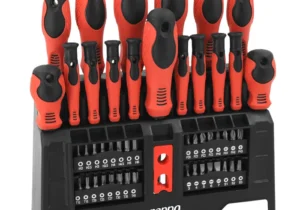 Kit de Destornilladores NAPPO 50 Piezas, con Puntas Magnéticas y Soporte