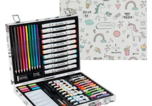 Set Completo de Pintura con 54 Piezas, Incluye Acuarelas, Marcadores, Y MUCHO MÁS